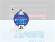 Tablet Screenshot of imobiliariadomus.com.br